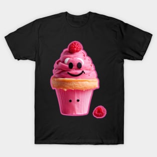 Raspberry Sorbet Happy Cartoon Anime character T-Shirt